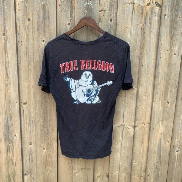 True Religion BIG LOGO T Shirt Small - Picture 2 of 4
